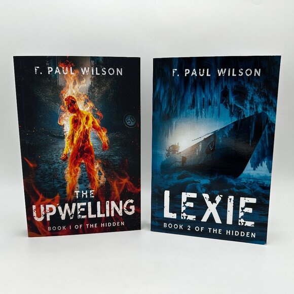Complete 2 pc The Hidden Series of Books by F. Paul Wilson / Paperback - Picture 1 of 12